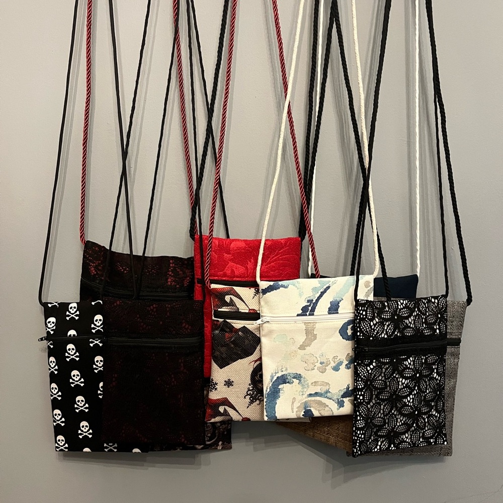 Handmade Crossbody Bags - Assorted Colors
